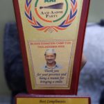 Appreciation from AAM AADMY Party