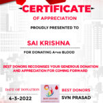 best donors certificate of appreciation